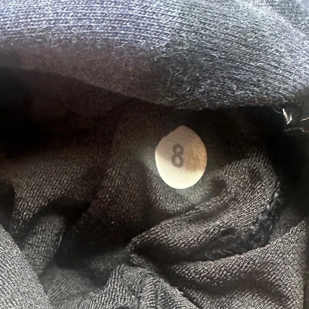 Lululemon Bolt Mini Coast Camo Heathered Deep Navy Black / Black Sweatpants Sz 8